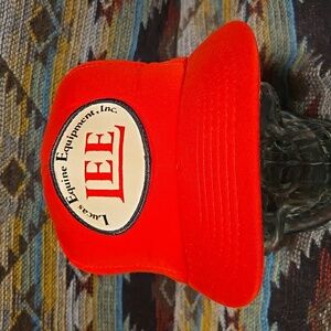 80s Lucas Equine Equipment Horse Racing Co. All-Foam Embroidered Patch Snapback